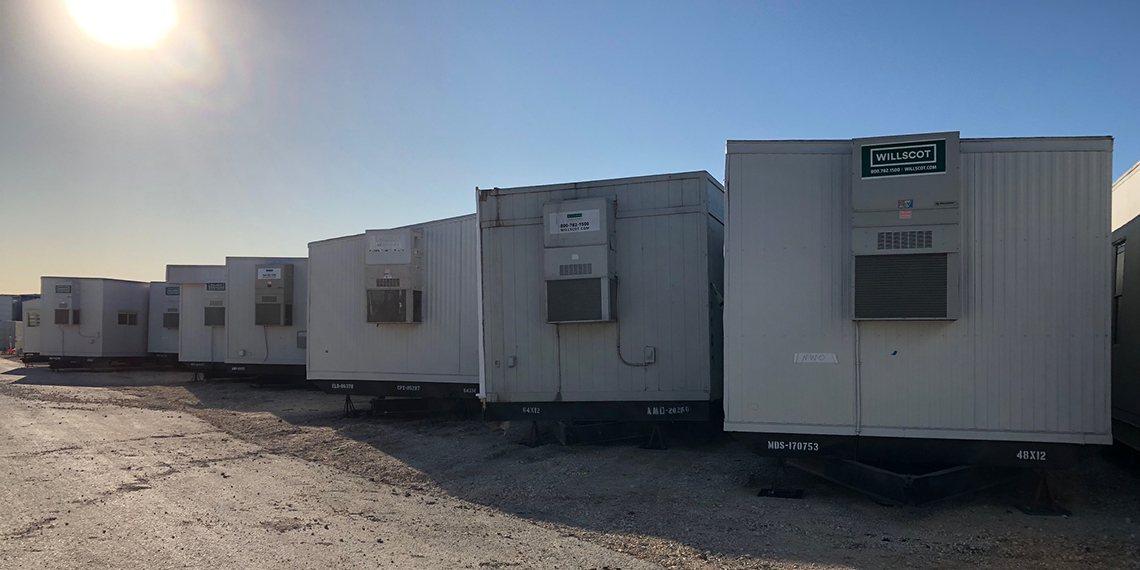 mobile office trailers at WillScot Austin, TX