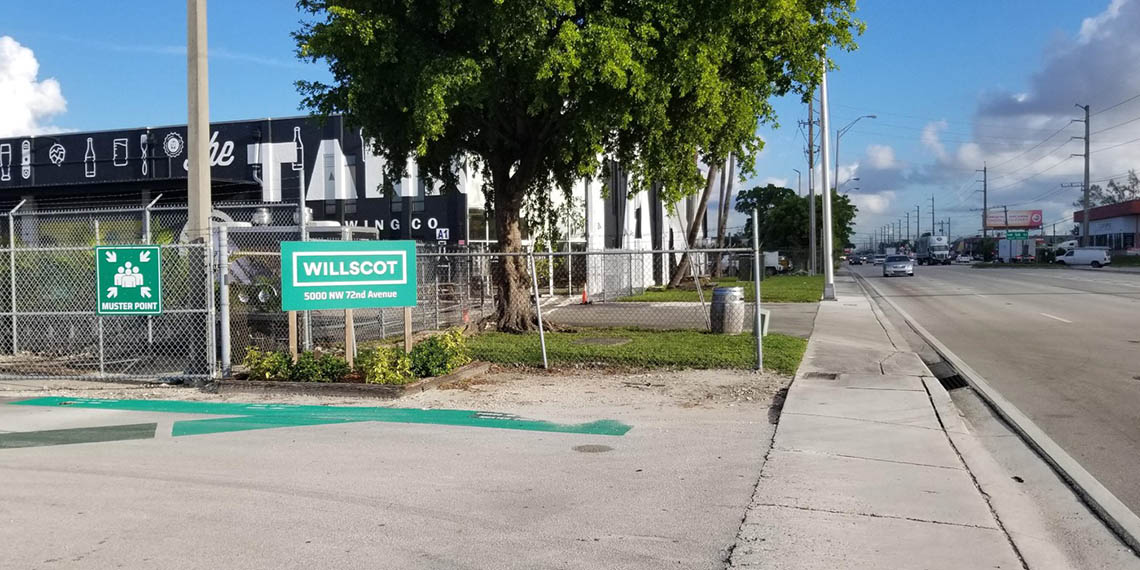 WillScot signage in Miami, FL